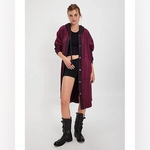 Free People Tomorrows Sweatshirt Cardigan